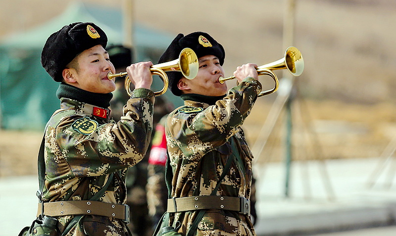 開訓！武警甘肅省總隊拉開新年度軍事訓練戰(zhàn)幕（組圖）
