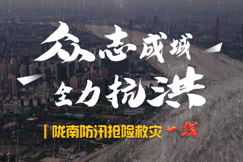 海報丨隴南防汛搶險救災一線，這些讓我們感動的瞬間!