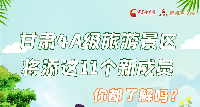 圖解|甘肅4A級旅游景區(qū)將添這11個新成員 你都了解嗎？