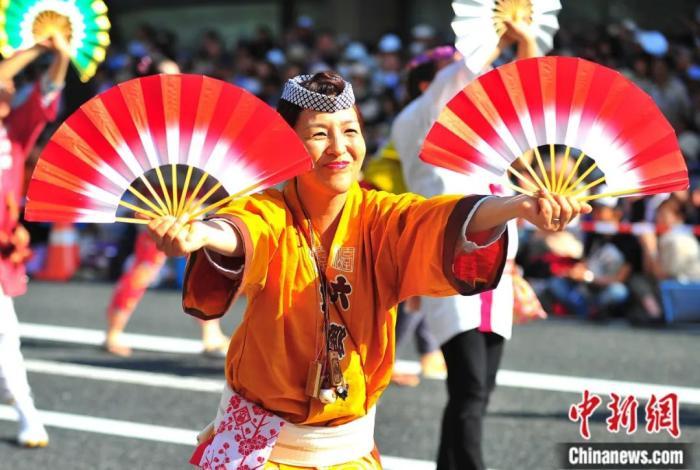 日本仙臺(tái)七夕祭。孫冉 攝