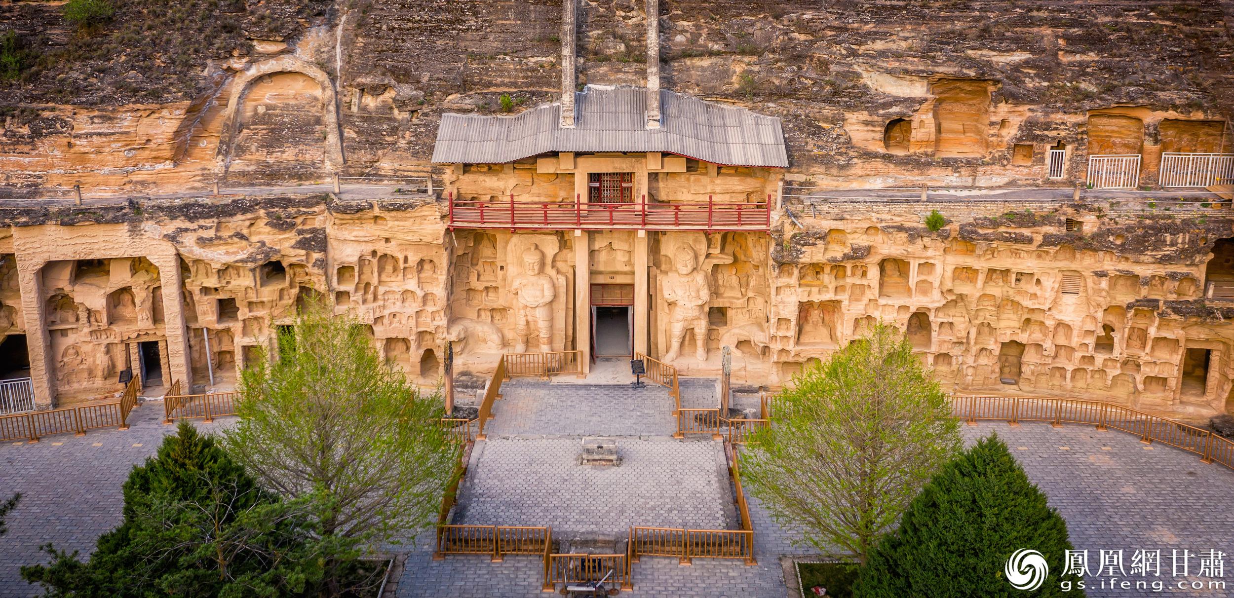北石窟寺始建于北魏，經多個朝代增修形成密集窟龕。北石窟寺文物保護研究所供圖