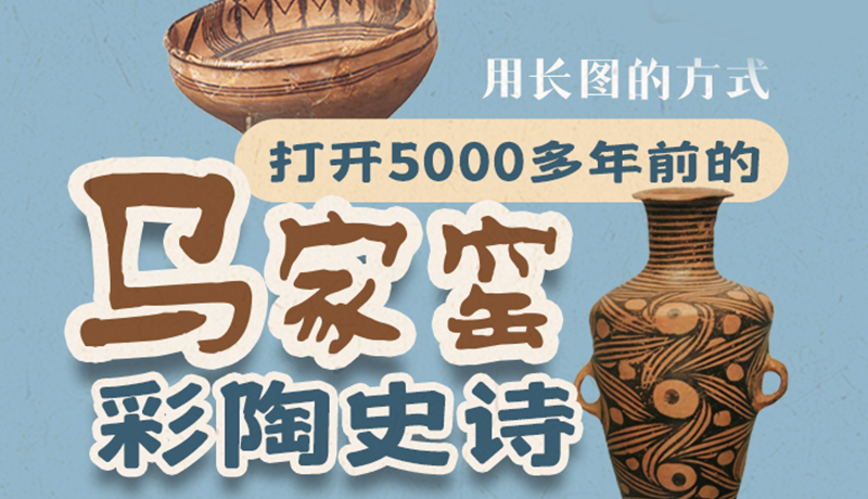 用長圖的方式，打開5000多年前的馬家窯彩陶史詩
