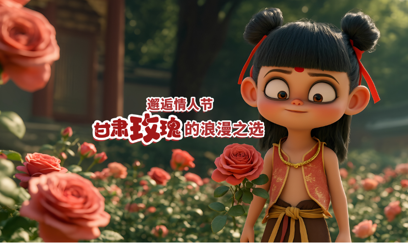 AI視頻 | 邂逅情人節(jié)，甘肅玫瑰的浪漫之選