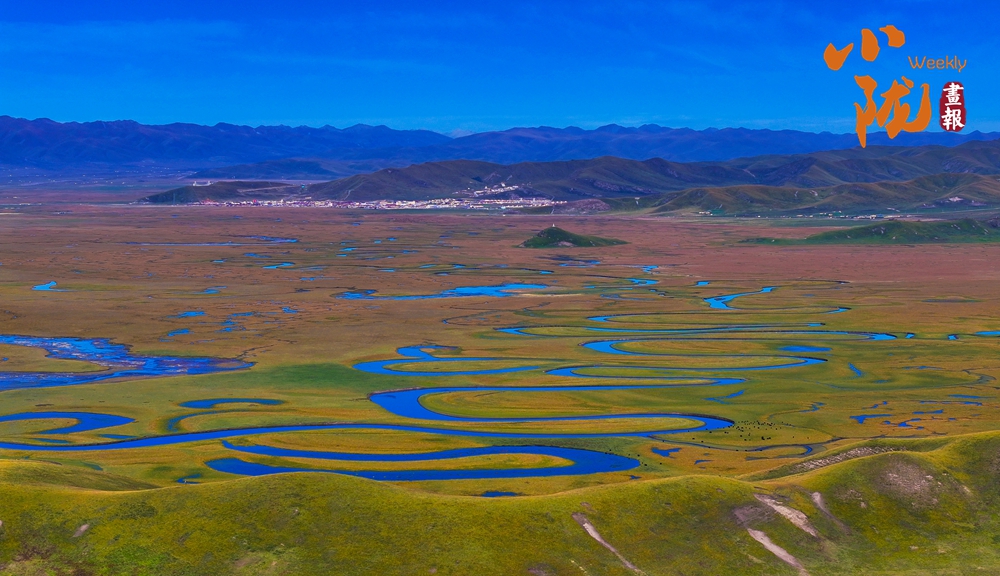 冬日瑪曲宛若一部水墨長卷